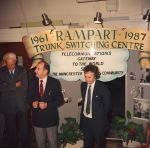 From L- R Peter Fawkes, then Fred Croft who was originally Lev 1 I the reference centre and inventor of the Auxiliary Traffic recorder which created tons of Saturday OT in Pioneer, thanks Fred. Dave Shear. 